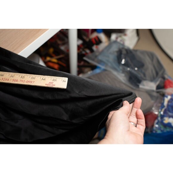 Express S Black cocktail silky dress NEW goth witchy strapless dark Coquette - Picture 10 of 10